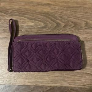 Purple wristlet